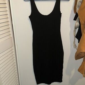 Long tight black dress size small